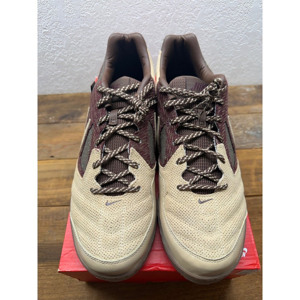 Nike Gato Bicoastal Earth Brown Tan Indoor Soccer Shoes 186650-200 Mens 13 - Picture 3 of 8